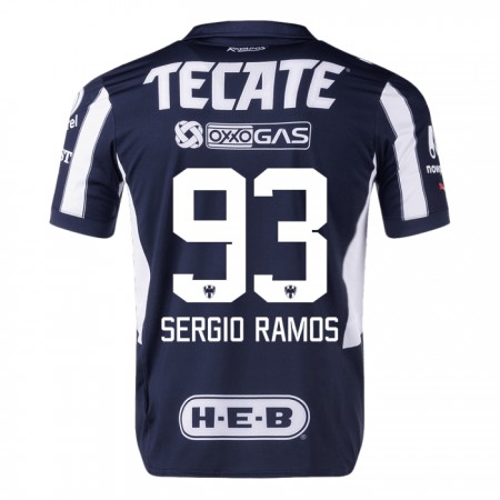 Maglia Rayados Monterrey Sergio Ramos 93 Prima Divisa 2024-25